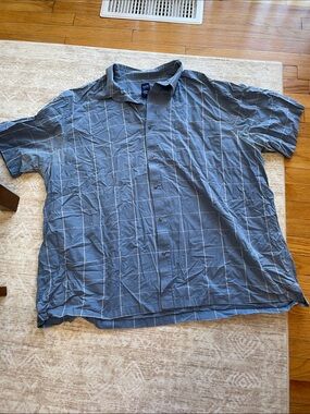 Men’s Basic Editions Button Down 4X